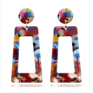 Earrings Statement Muilt Color